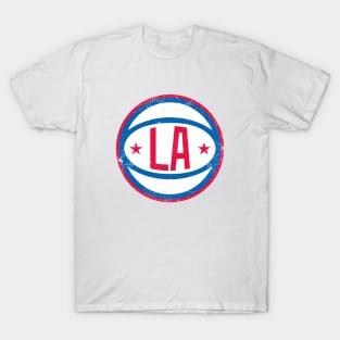 LAC Retro Ball - White T-Shirt